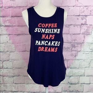 Grayson threads navy sleeveless pajama top